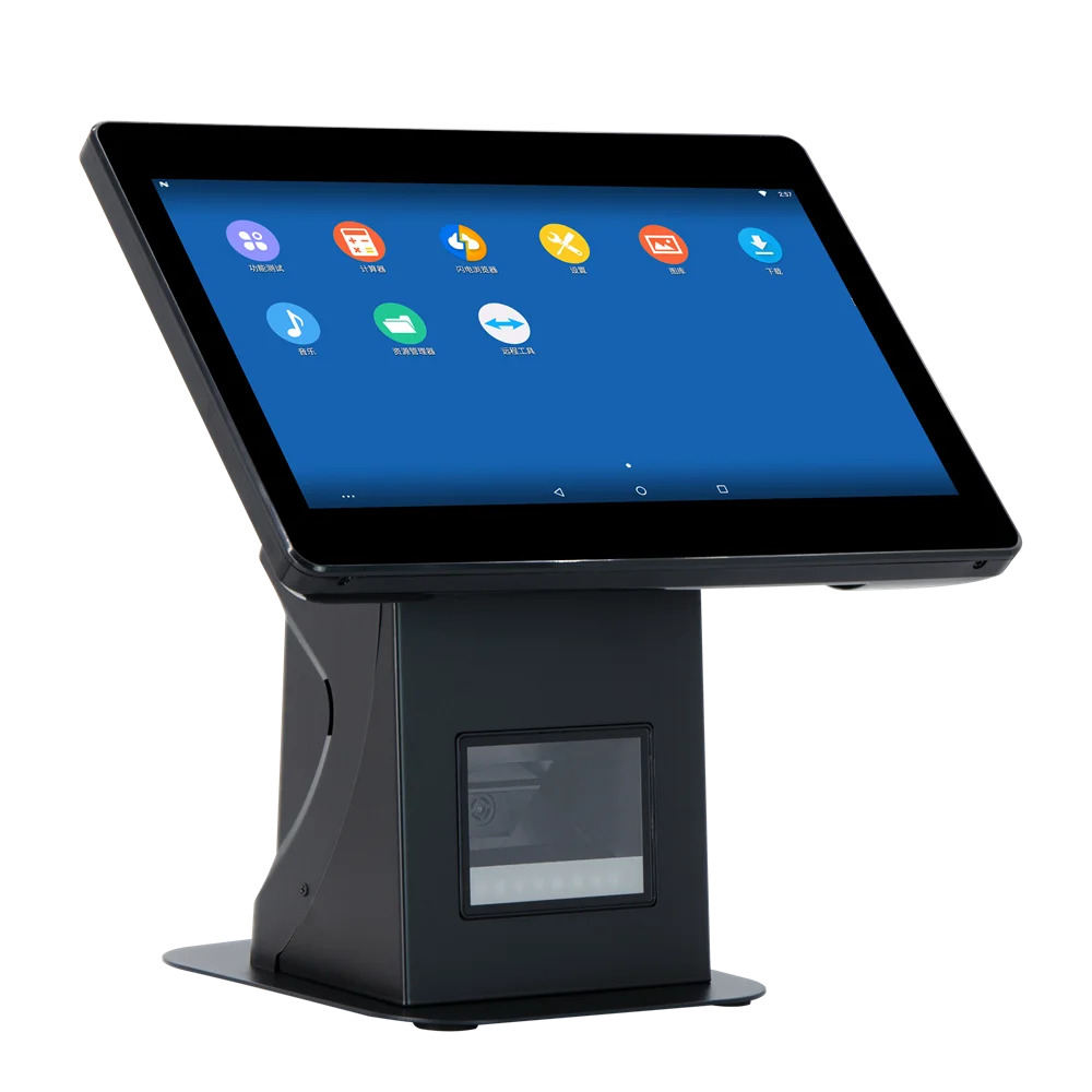 FJY-F4 14 Inch Touch Pos Payment Machine Built-in Printer/Scanner All in One PC Cashier Machine Pos Systems