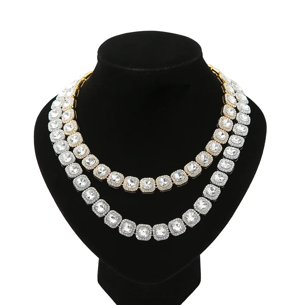 3pcs/set Iced Out Watches men wrist luxury Watch Cuban Link Chain Bracelet set Bling Jewelry Sets for Men Hip Hop Watch For men