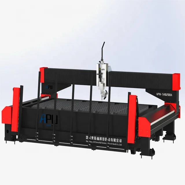 High Precision and High Power Waterjet Cutting Machine for Precision Stone Cutting