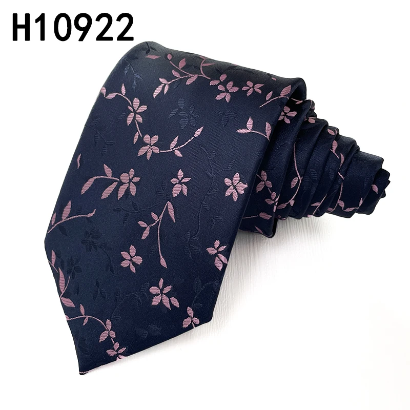 Slim Business Autumn Dark Colors Neckties Jacquard Polyester Cheap Ties