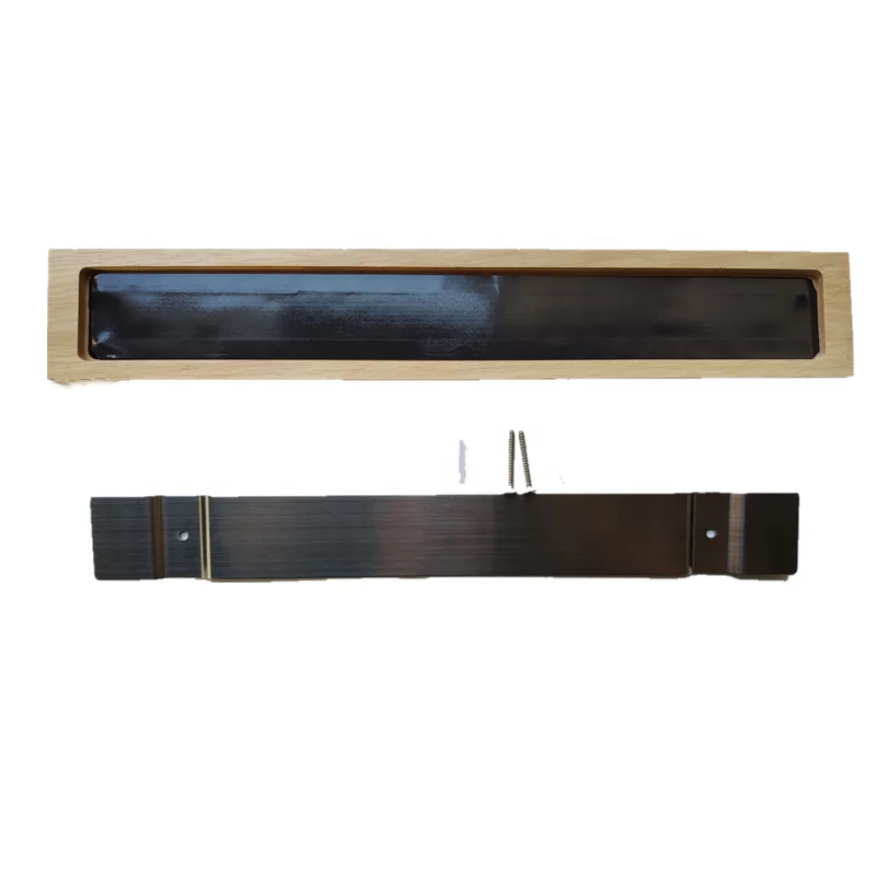 Оптовая продажа с завода, деревянный магнитный держатель для ножей по низкой цене