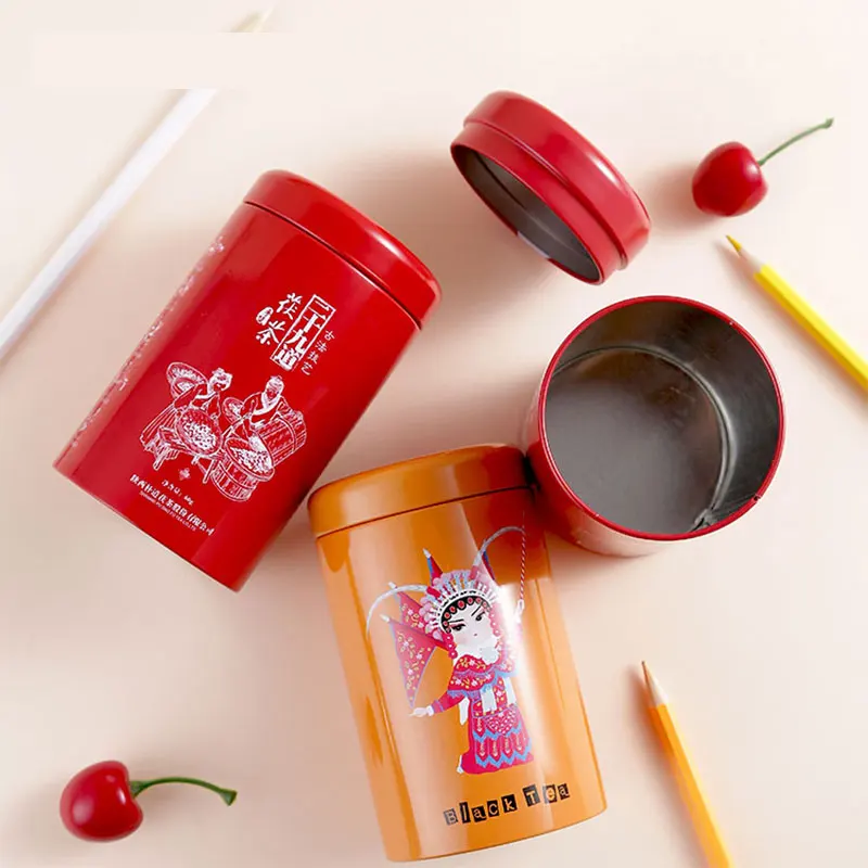 Factory Direct Discount Luxury Chinese Tea Tin Box Packing With Customized Logo Wholesale Supply