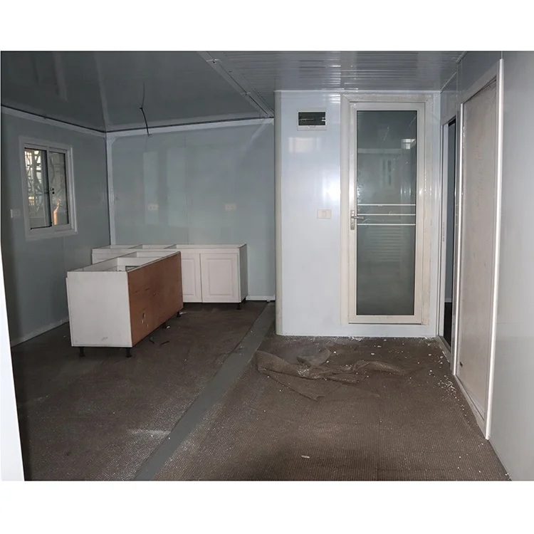 Shipping prefab 20ft container houses coffee shop foldable prefabricated modular home easy assemble store