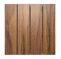 WPC balcony decking tiles balcony composite decking waterproof/moistureproof WPC Decking Building Material 300*300mm