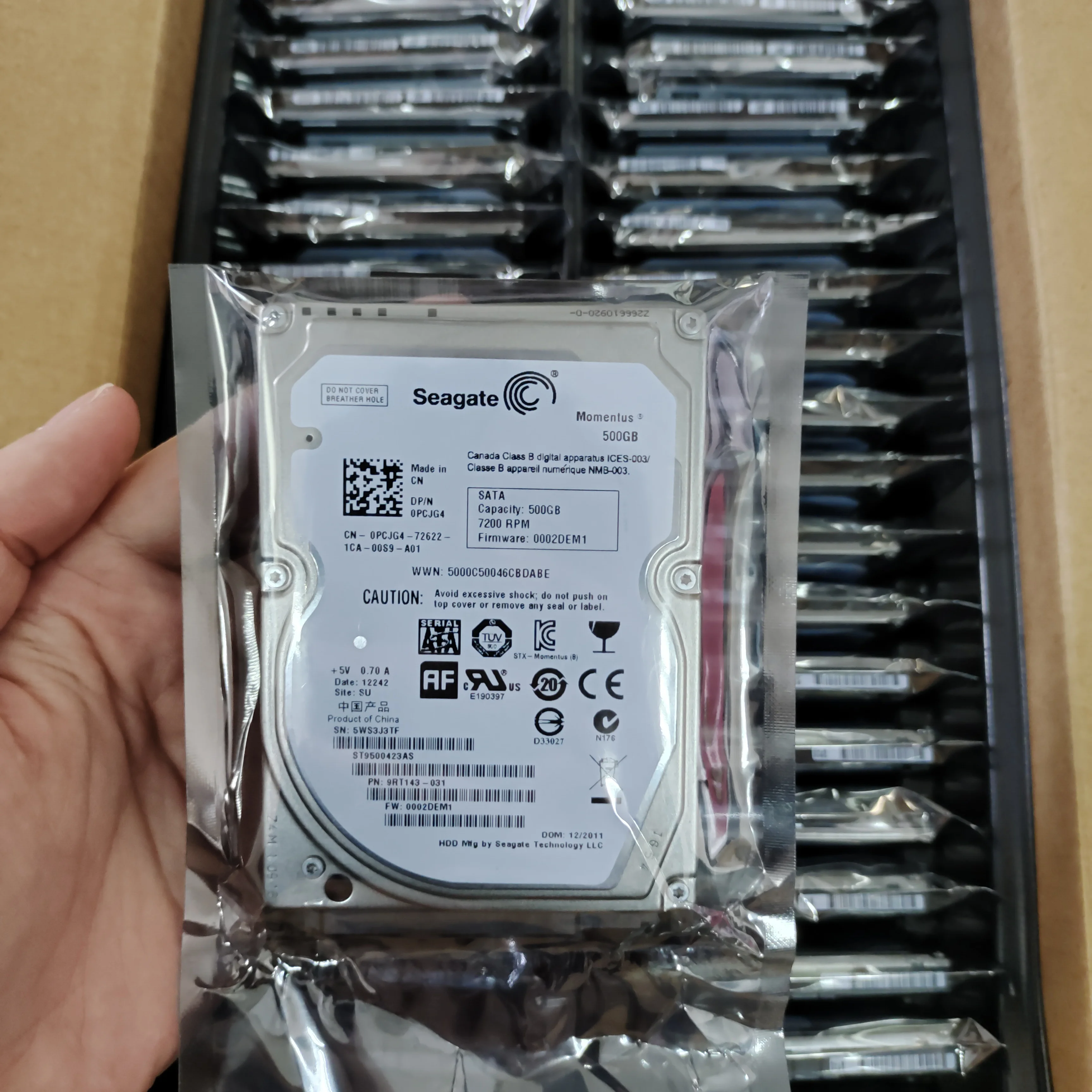 Внешний жесткий диск 2 5 дюйма 5400/7200 об/мин sata 500 Гб б/у hdd для