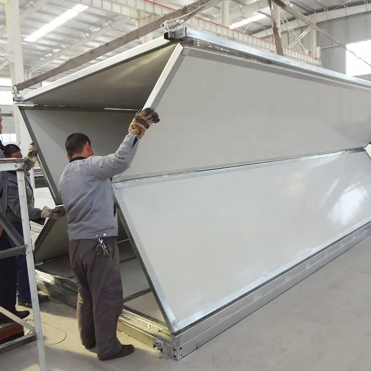 The Newest Prefab Demountable Cafe/Restaurant/Studio/Cafe/Fast Food/Office Design Floor Plans Install Folding Container House