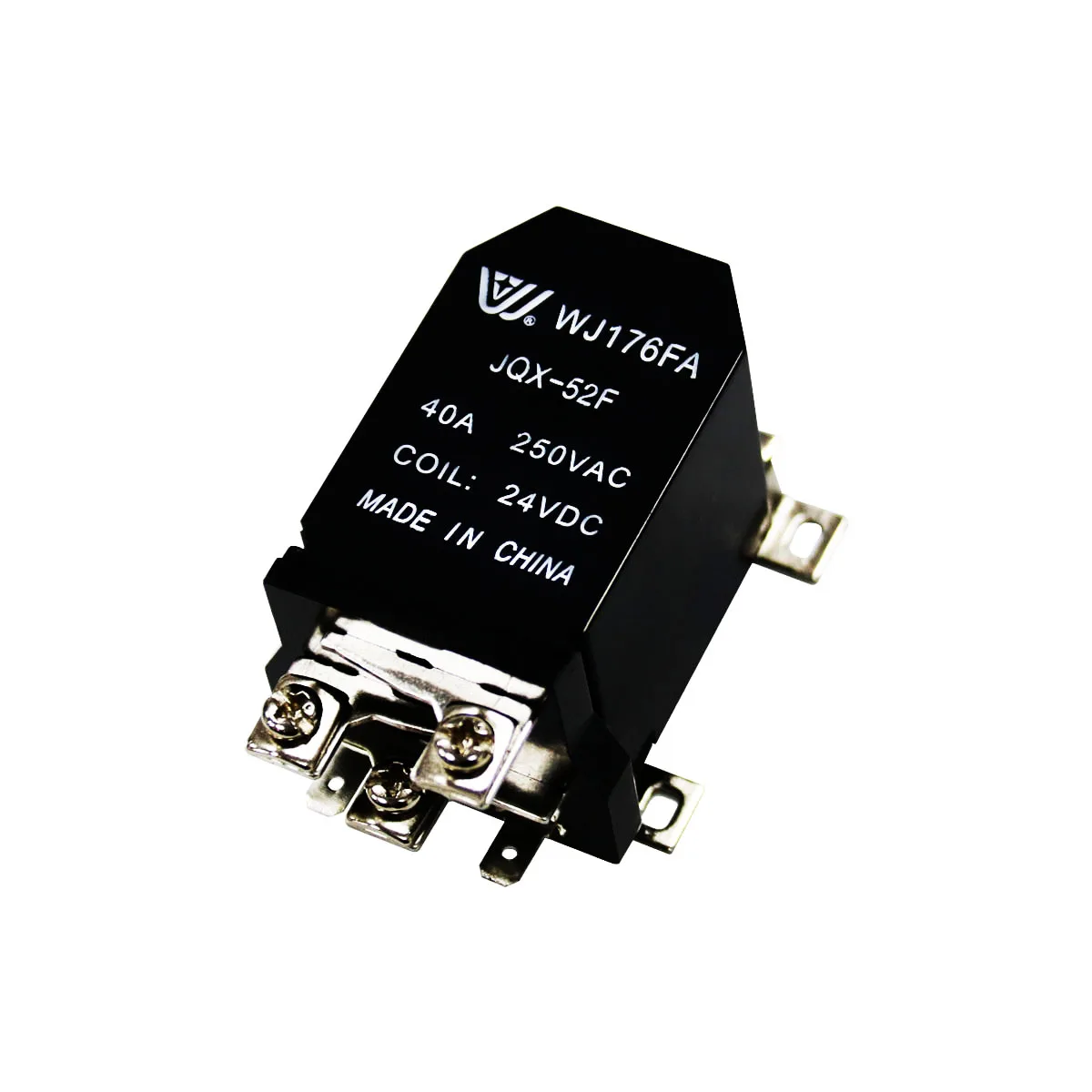12VDC Coil Voltage High Power Relay JQX 52F 40A Spst Spdt 1no 1nc 1z electrical relay with CE CQC