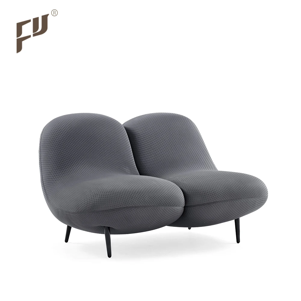 Foshan Furicco Best Sale Product Home Furniture Couch Mini Couches Set Luxury Curved Leather Sofa Living Room