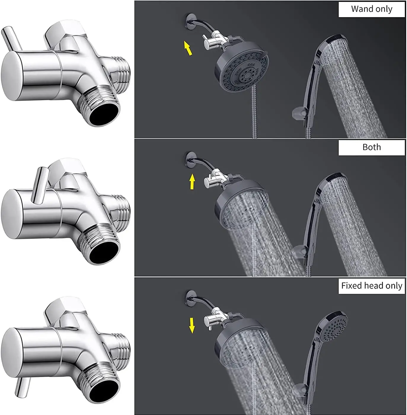 High Quality Corrosion-Resistant Three-Way Ball Valve Precision Engineered Hotel Bathroom Diverter Bidet Use Faucet Accessories