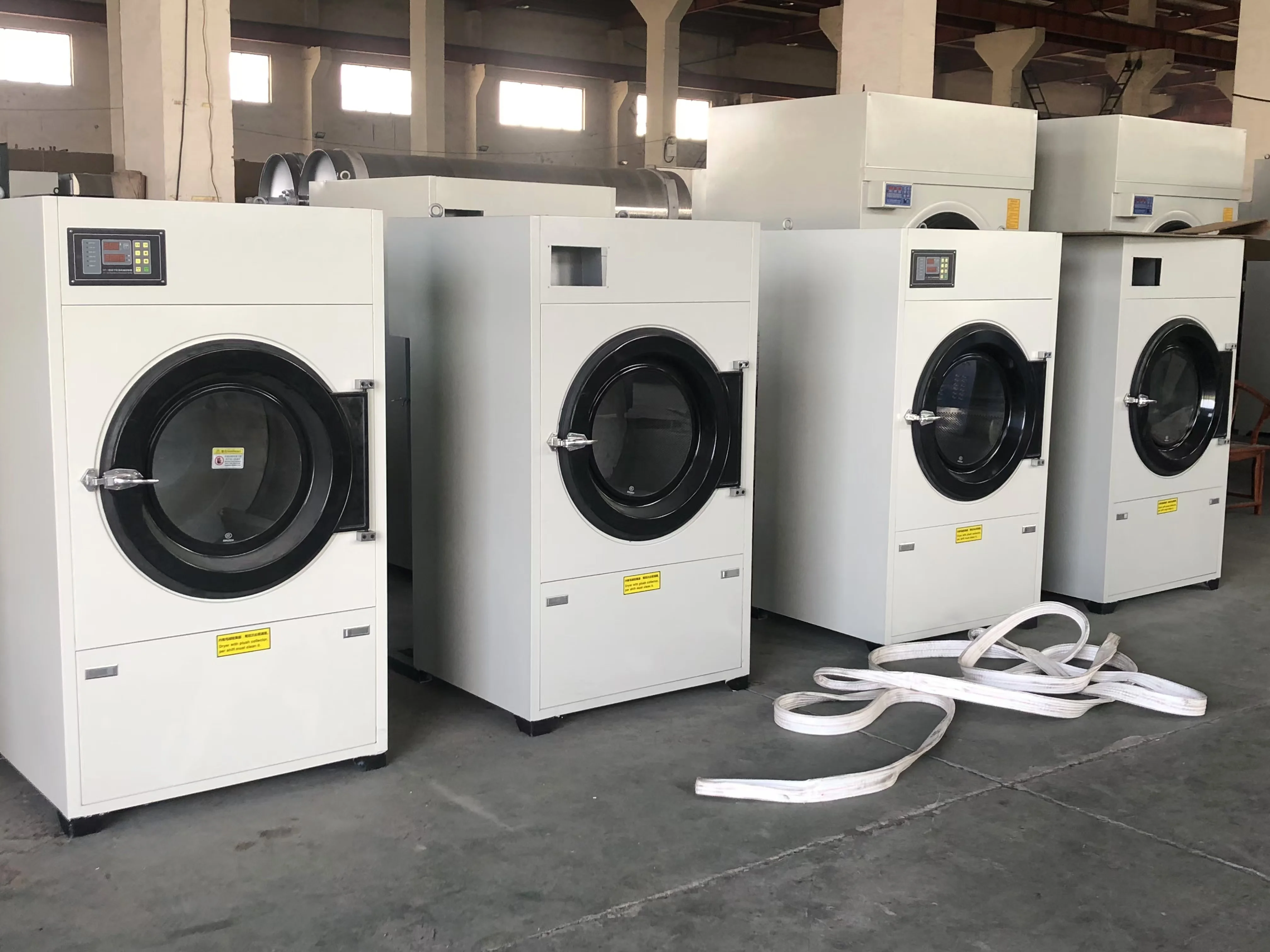 Commercial 15-50 kg Automatic Drum Dryer for Laundry Electric and Steam Fuel with Motor for Textile Material