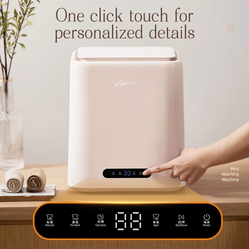 7L Portable Washing Machine for clothes Sterilization Self-cleaning Small Washing Machine for Underwear Baby Clothes