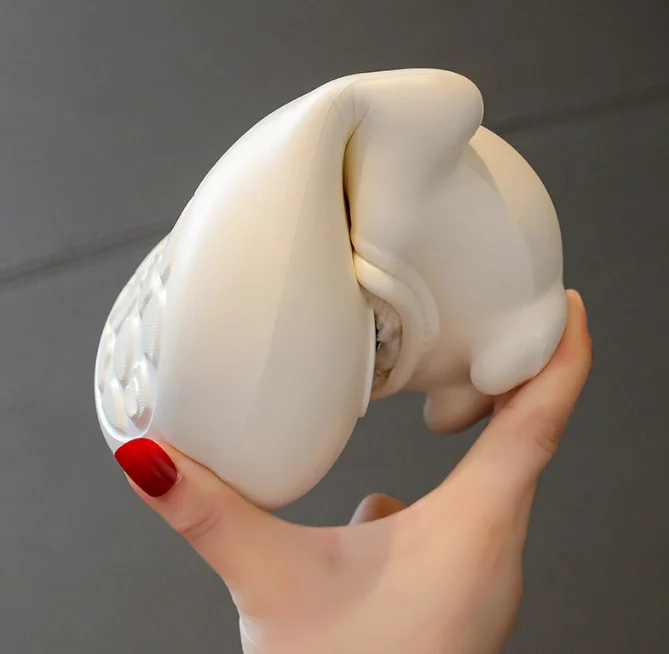 2022 new household cotton slippers women wear Baotou parent-child household cotton slippers waterproof cartoon penguin cotton sl