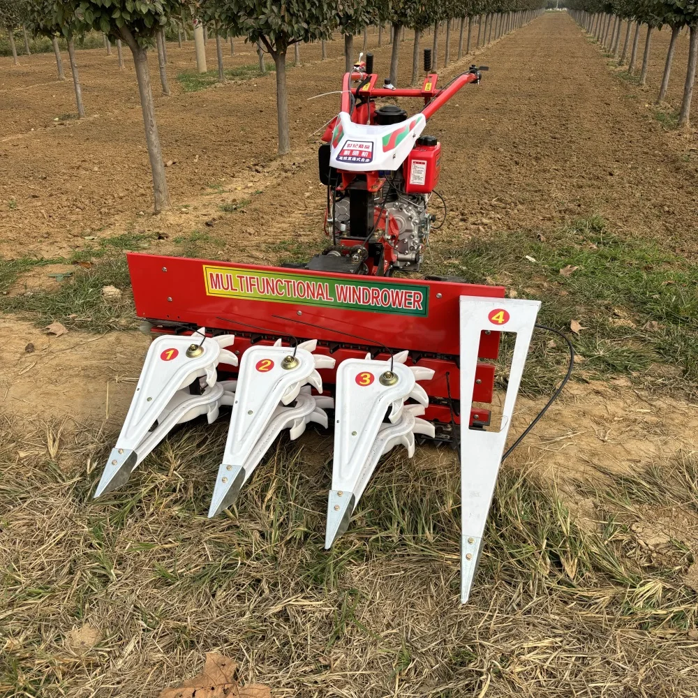 High Quality Small Harvester Baler Rice And Wheat Harvester Baler Garden Agriculture