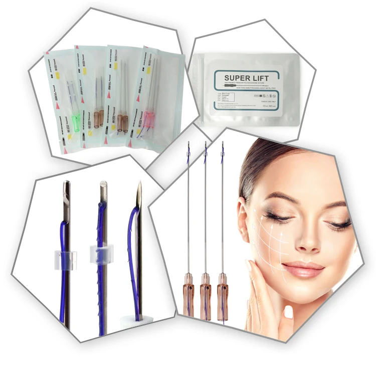 Safety use anti-wrinkle Eye lifting thread PDO PCL thread 25mm 38mm