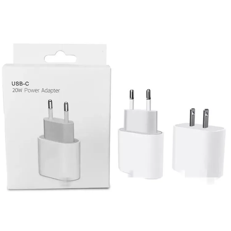 New Product EU US Plug Usb Type c 20w 18w PD Wall Charger Type-c 20W usb-c power Adapter For iPhone 12/13/11 fast Charger