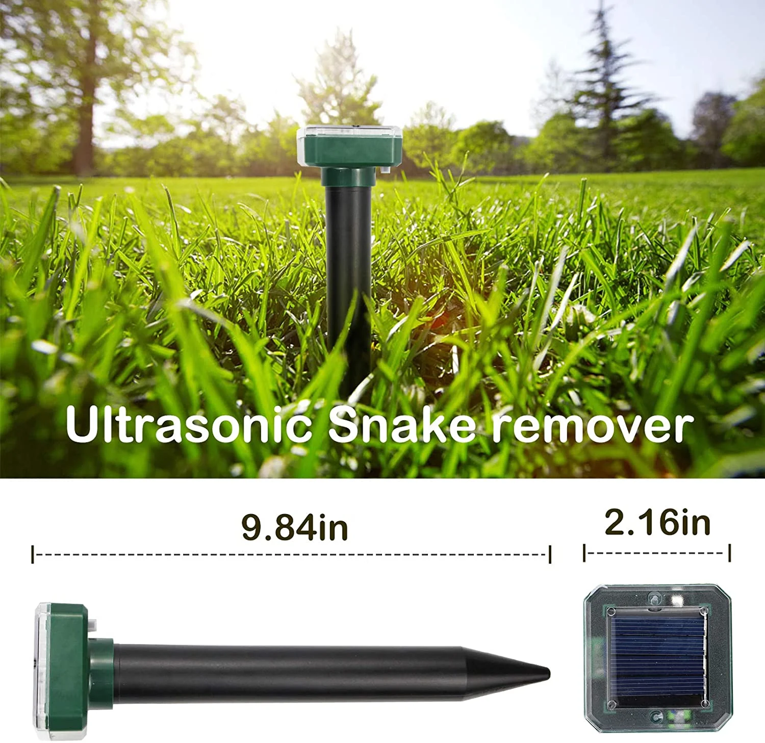 Best selling Outdoor mole repeller Solar power mole repellent for chasing Mole Mice Snake