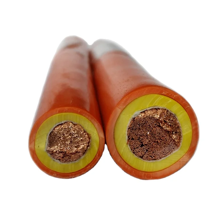 Heavy duty Flexible Underwater Welding cable 70mm2 super flex pure copper oil/water/corrosion resistance CPC rubber sheath