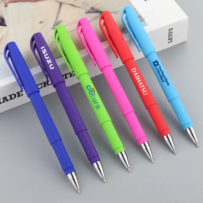 Hot selling stationery student office supplies promotional cheap gel pen custom logo