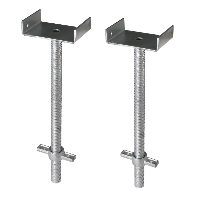 buy china ring lock scaffolding system  parts scaffolding jack base base plate screw jack u-head screw