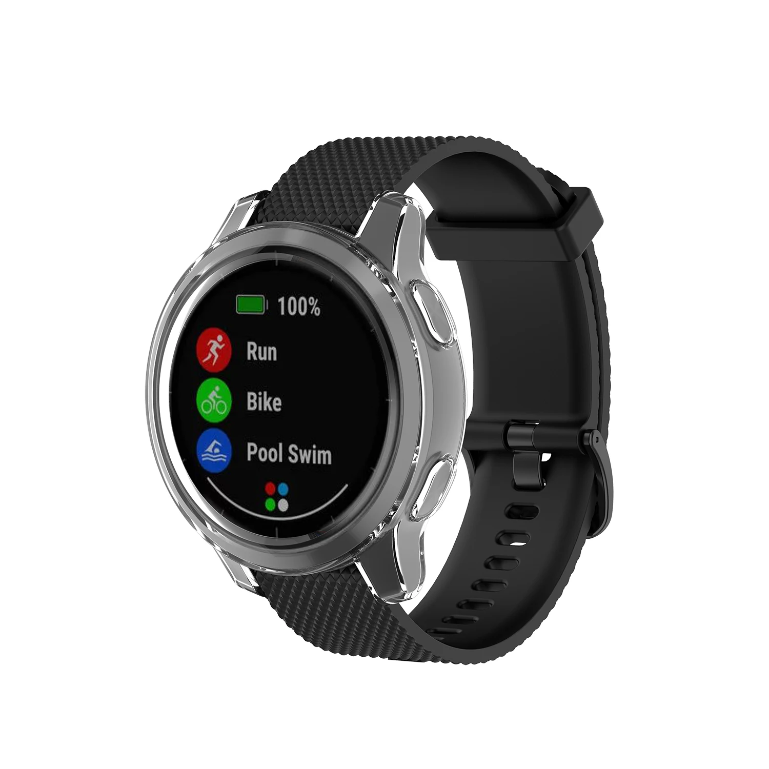 Для Garmin Vivoactive 4 TPU чехол для часов смарт-браслета защитная рама корпус Сменные противоударные прозрачные