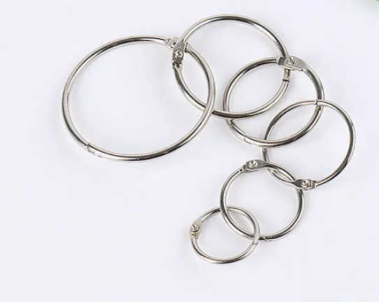 
metal book ring nickel plated card ring factory supplier 