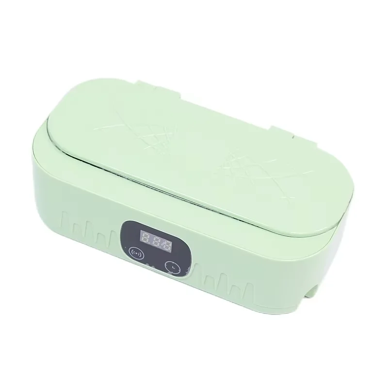 Home Use Portable Electronic Mini High Frequency Digital Ultrasonic Jewelry Cleaner Ultrasonic Glasses Cleaners