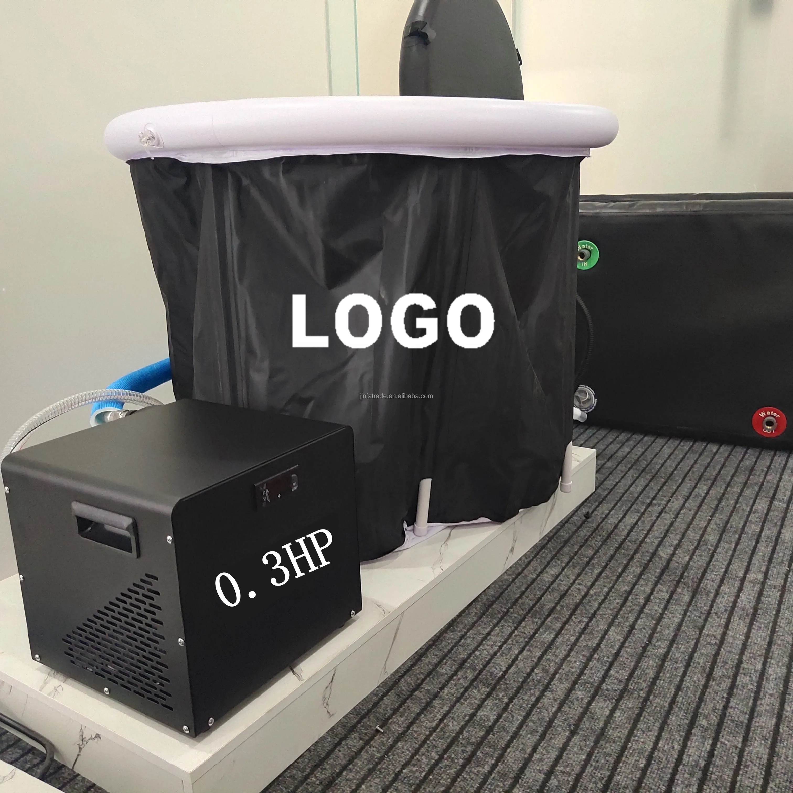 Ice Bath Chiller 400L Cold Plunge Ice Bath Tub with 1/3HP Water Chiller for Athlete Sports outdoor ice bath recovery wifi