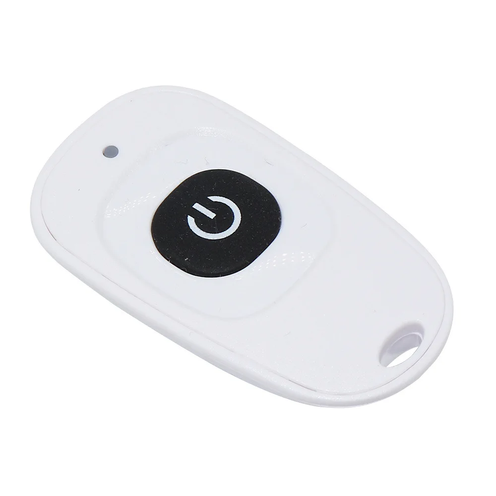 White 1 2 3 4Button Remote Control Wireless for Alarm 433MHz Single Channel Garage Door Learning Code Remote Control Transmitter