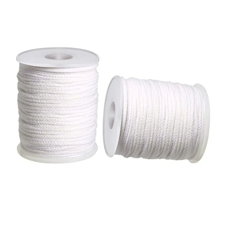 YS Factory Price 24 Strands 61 M Woven Cotton Candle Wick DIY High-Grade Smokeless Aromatherapy Candle Making Materials