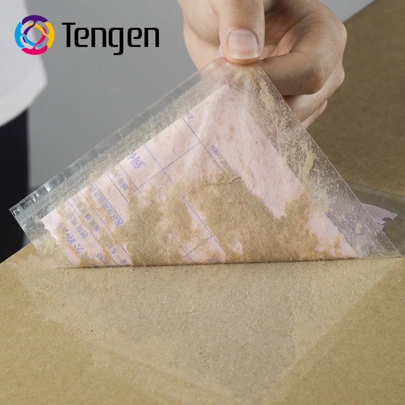 Transparent Envelope Packing List Bag Sideways Loading Packing List Enclosed Pouch