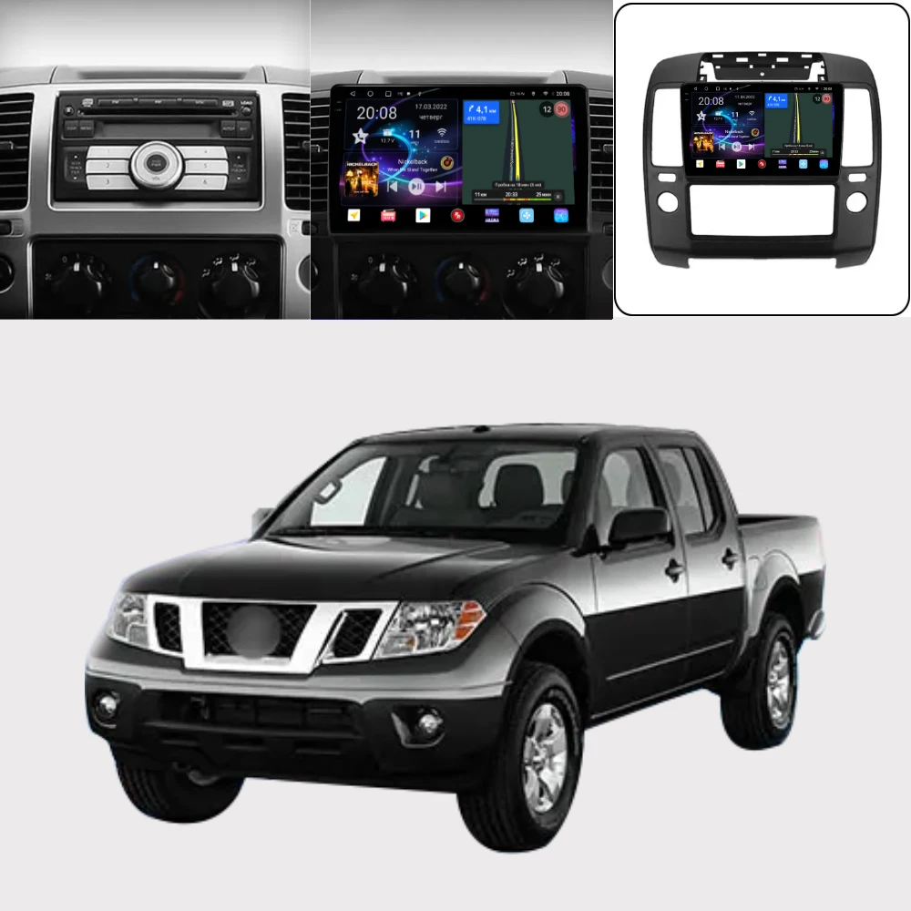 Автомобильный DVD-плеер Penhui Android для Nissan Navara 3 D40 2004 - 2010 радио GPS Навигация Аудио Видео CarPlay DSP мультимедиа 2 di