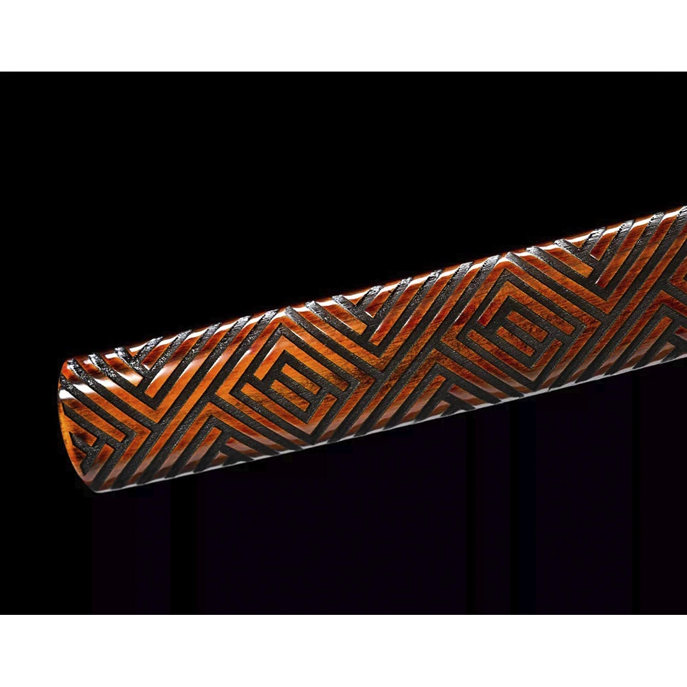 Latest 103cm Japanese Wood Sword Bushido Kendo Practice Sword Black Decorations Bamboo Sword for Sale