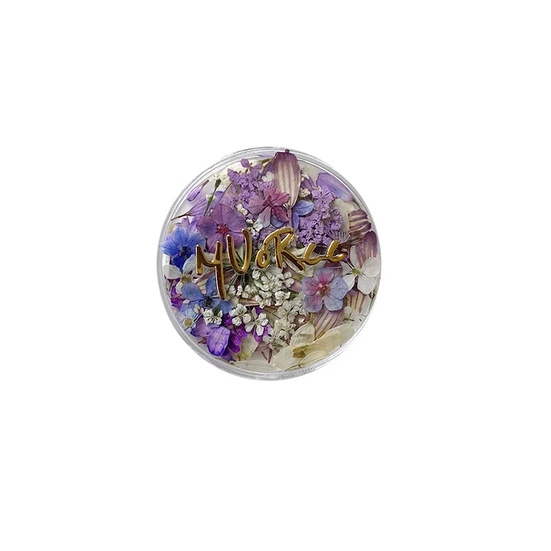Mix Design Nail Art Dried Flowers Mini Real Flowers 3D Natural Flowers Nail Decorations for DIY Craft Accessories