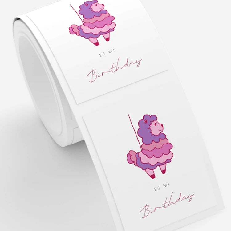 Custom printing roll labels cough syrup bottle label compostable labels