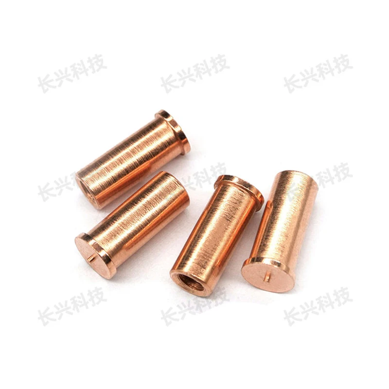 Carbon steel copper plated stainless steel welding nut, welding stud