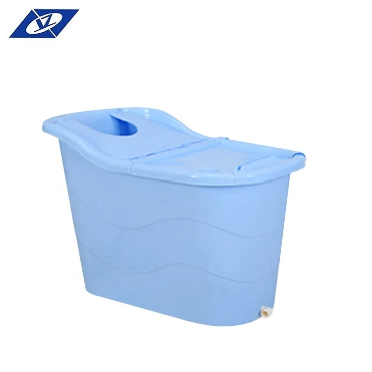 
Cheap Wholesale Custom Color Plastic Portable Freestanding Folding Adult Plastic Tub 