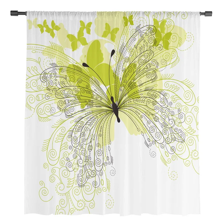 Украшение для дома прозрачные кружевные светонепроницаемые шторы с простым дизайном спальни и девушек