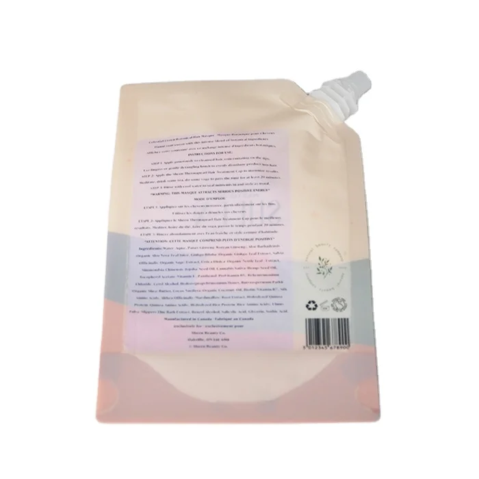 wholesale cheap sheer hair extension packaging bag case packaging plastic bag