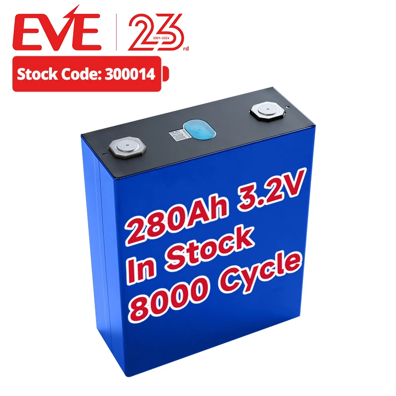 Литий-ионный аккумулятор EVE LF280K батарея lifepo4 280 Ач 310 15 6 4 В 1400 мАч портативная электростанция солнечный генератор