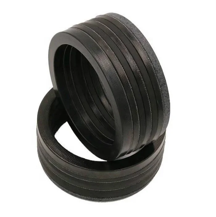 NBR V-type fabric reinforced rubber pack seals
