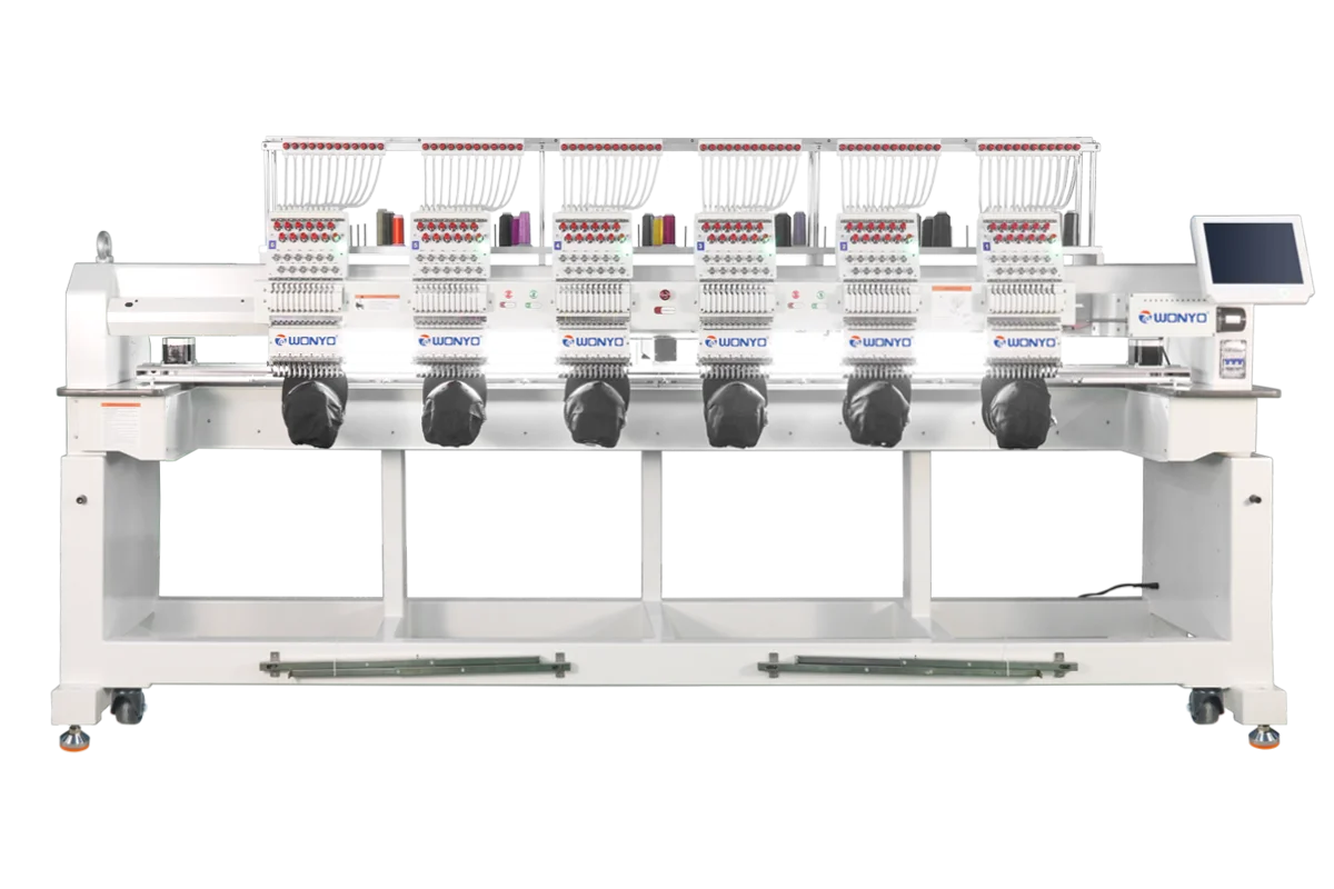 WONYO/Tajima 6 head Computerized Embroidery Machine Price China factory