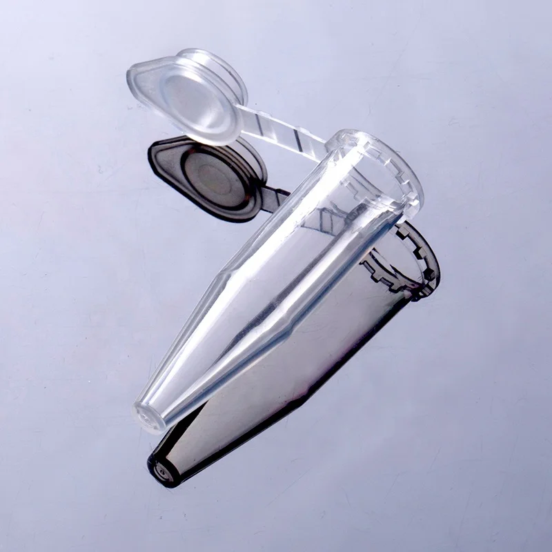 1,5 мл 2,0 мл микро-Центрифуга с длинной крышкой для лабораторной одноразовой полипропиленовой трубки