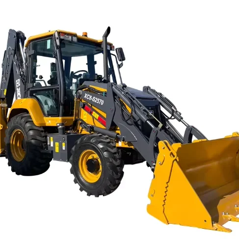Best Quality XC8-S2570 Brand New 2.5 Ton 1m3 Loading Capacity Backhoe Loader 1m3 Digging Capacity Front Backhoe Loader stock