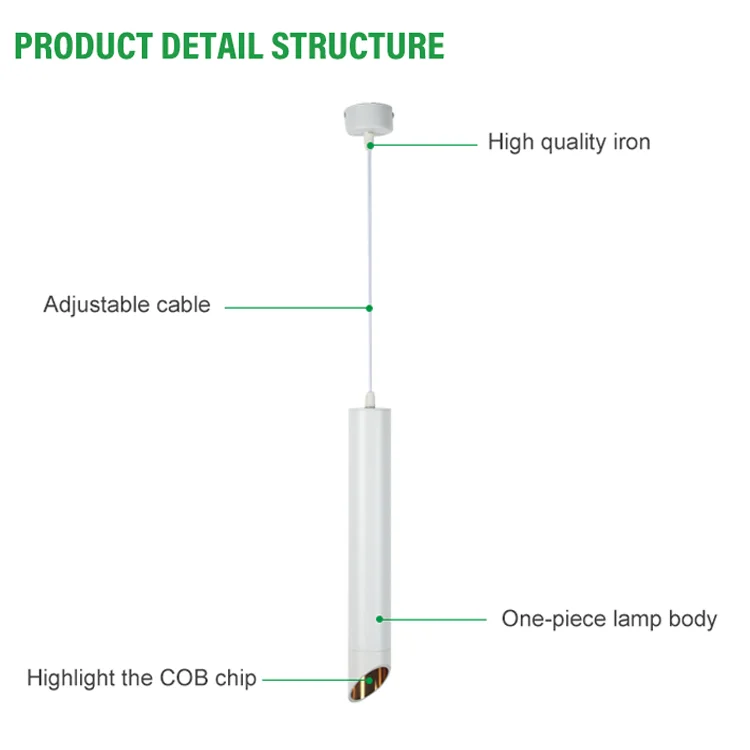 Indoor Lighting Decorative MR16 G5.3 GU10 Hanging Aluminum Living Room Led Pendant Lamp