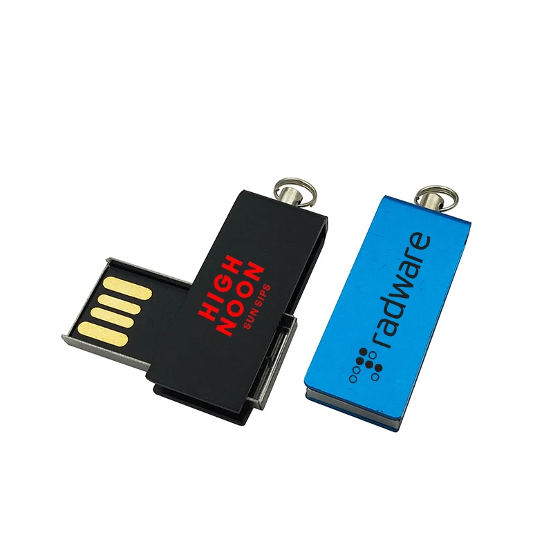 Factory OEM logo 32gb usb flash drive mini metal swivel pendrive custom memory stick flash disk 2GB 4GB 8GB 16GB USB flash drive