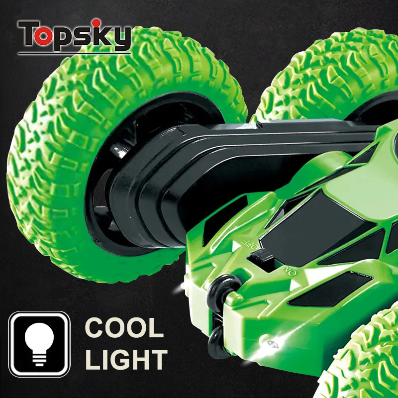 Funny 2.4G Double Sided Remote Control Car Toys 4WD Boys Radio Control Electric Drift Off Road Stunt Vehicle Toys for Children