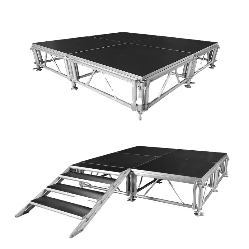 ESI bestseller Portable Outdoor Folding Stage Platform aluminum stage platform Mobile Show Stage