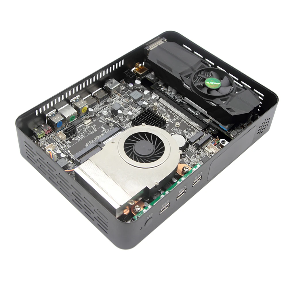 
Gaming Desktop PC Core i9-9900 GTX1050TI 4GB GTX1650 4G 2*DDR4 Mini PC Win 10 M.2 PCIE 4K HD-MI2.0 DP WiFi 