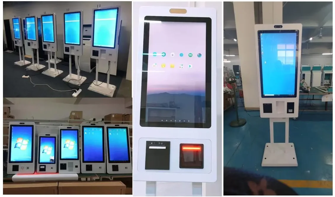 Автоматический киоск для оплаты с системой Pos для заказа фаст-фуда