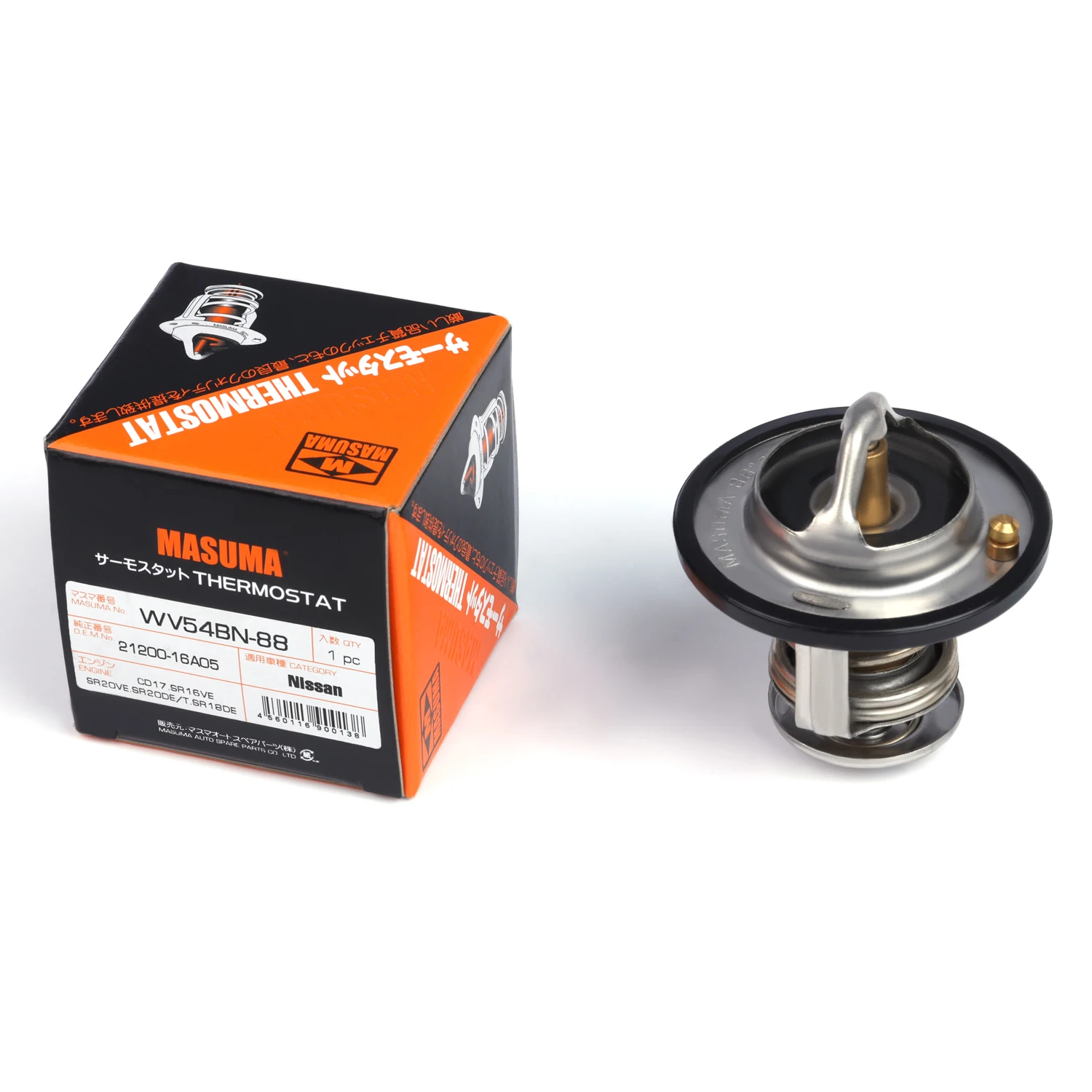 WV54BN-88 MASUMA Auto Car Accessories Thermostat for NISSAN 21200-16A05 1N01-15-171